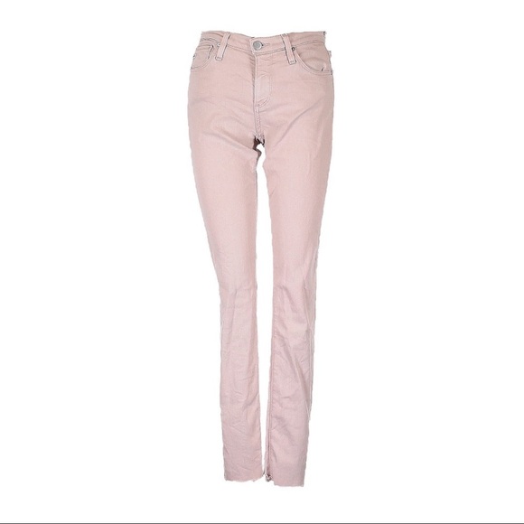 AG Adriano Goldschmeid The Legging Super Skinny Blush Pink Ankle Jeans Size 25 - Picture 2 of 11